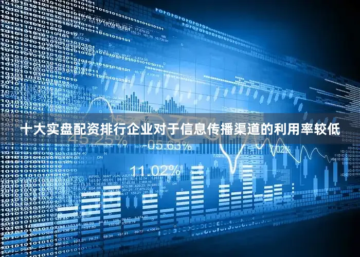 十大实盘配资排行企业对于信息传播渠道的利用率较低